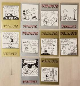 Peanuts Schulz Comic Trading Cards Silber und Gold Lot 10 Sleeved (ProSport) - Bild 1 von 6