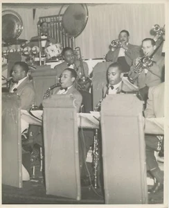 [Duke Ellington Orchestra] Orig Photos of SAXOPHONES incl. Hodges and Greer! - Picture 1 of 1