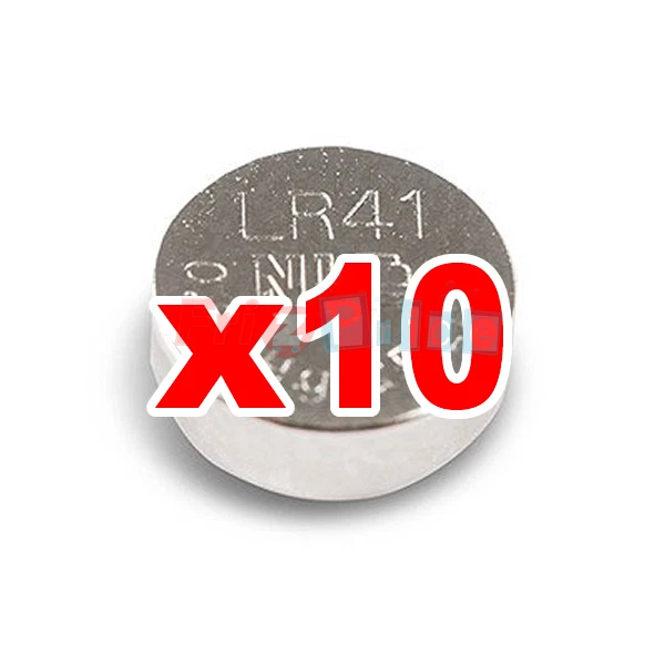 SENZA MARCA AG3 2012 LR736 10 1,5v PILE LR41 192 BATTERIA OROLOGIO SR41W 392 SR41SW GP92A pa