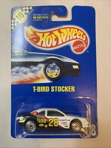 Hot Wheels T-Bird Stocker #88 1990 #28 New Havoline Die Cast Metal NASCAR - Picture 1 of 3