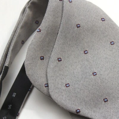 Men's Self-tied Bow Tie Big bow tie Butterfly Bow tie Grey Blue Polka Dot S604 - Image 1 of 4