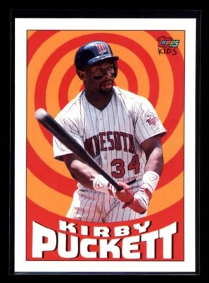 KIRBY PUCKETT 1992 Topps Kids #109 C2 - Image 1 of 2