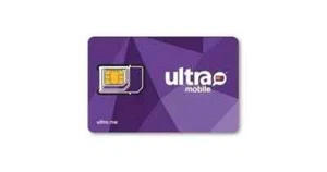 Ultra Mobile karta SIM bez wartości planu - dla nowego numeru lub portu w-10 sim - Zdjęcie 1 z 3