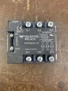 NEW TELEDYNE INDUSTRIAL RELAY E3P48D50-16 50A BULK PRICING --VK - Picture 1 of 8