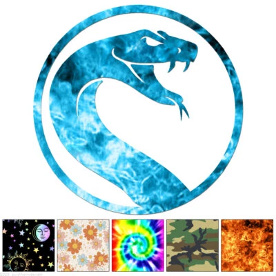 SOUTHERN DECALZ Snake - Decal Sticker - Multiple Patterns & Sizes - ebn6730