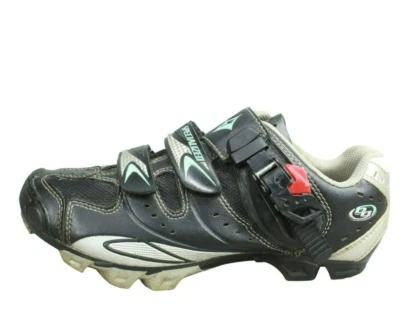 Zapatillas de ciclismo ajustables de cuero negro para mujer Specialized Talla 7 Foto 1 de 4