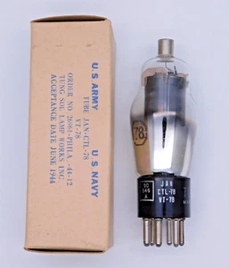 TUNG-SOL JAN CTL 78 VT-78 Valve Tube NOS Boxed (V39)