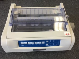 Oki Okidata Microline 420 Netwok & USB 9 Pin Dot-Matrix Printer -READ - Picture 1 of 9