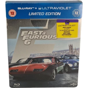 Fast & Furious 6 Blu-ray SteelBook édition Limitée Zavvi 2013 Région Libre