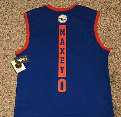 Tyrese Maxey Philadelphia 76ers Adult XL stitched NBA tank! New with $30 tags! - Image 1 of 2