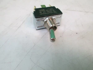 Carling Toggle Switch DPDT, 3 Position, On-Off-On, Terminal Tab Terminals - Picture 1 of 4