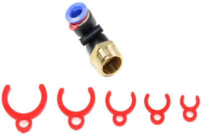 CNCTEC Sicherungsring für Pneumatik-Steckverschraubung Druckluftanschluß 3er Set