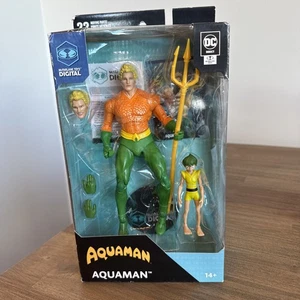 Aquaman DC Classic 7" Figur mit McFarlane Toys Digital Sammlerstück - Bild 1 von 11