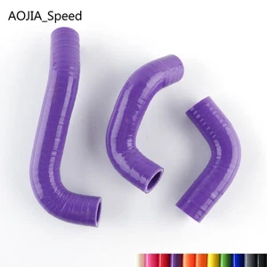 Manguera de refrigerante de radiador de silicona púrpura para KAWASAKI KX 60 SUZUKI RM 60 1986-2003 - Imagen 1 de 13