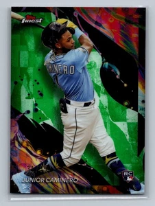 Junior Caminero 2024 Finest #198 refractores verdes #/35 rayos radiocontrol - Imagen 1 de 2