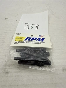 RPM 73722 LOSI MINI 8IGHT 2.0 REAR ARMS BLACK - Picture 1 of 1