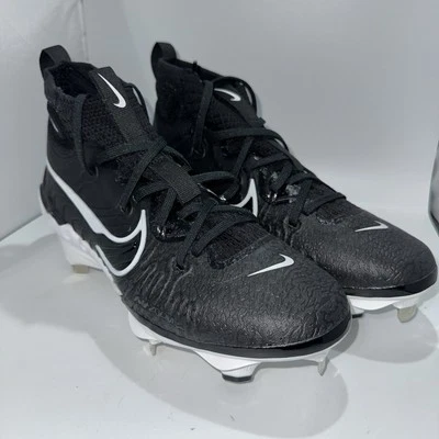 Nike Alpha Huarache NXT Black White Baseball Cleats Men’s Size 7- New (38) - Image 1 of 4
