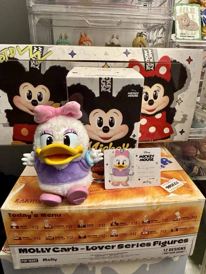 Autêntico POP MART Mickey Family Cute Together Chaveiro Série Caixa Cega MARGARIDA - Imagem 1 de 1