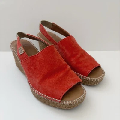 Alpargatas de gamuza Toni Pons 37 cuña roja EE. UU. 6,5 Foto 1 de 4