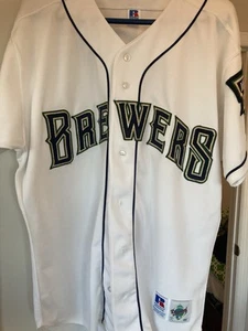 Milwaukee Brewers 1996 Russell Athletic Jersey with patch - Picture 1 of 6
