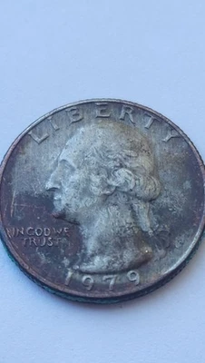 1979 copper quarter - Image 1 of 4