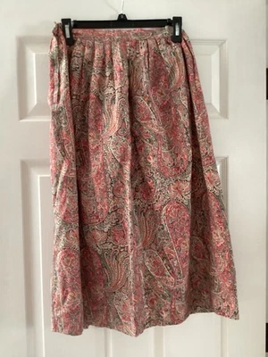 Saia de outono paisley vintage década de 1970 pelo colecionador São Francisco - Imagem 1 de 4