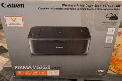 NEW Canon Pixma MG3620 (3520) All In One Printer-Wireless-Scan Copy-Photo Print - Image 1 of 4