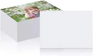 100 hojas de papel de impresora de 200 GSM para imágenes de 5 x 7, papel fotográ - Bild 1 von 9