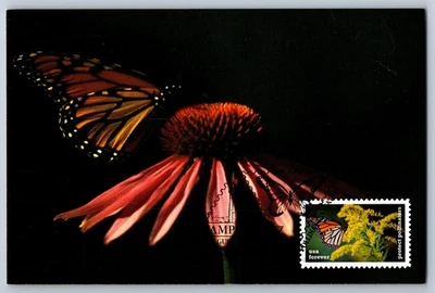 #5232 Protect Pollinators Monarch Butterfly FDC Maxi Card w/Pictorial Cancel - Image 1 of 2