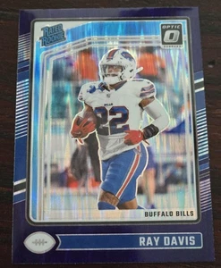 2024 Panini Donruss Optic - Rated Rookie Ray Davis #283 Purple Shock Prizm (RC) - Picture 1 of 1
