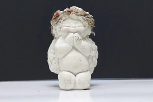 VINTAGE DREAMSICLES Cherub Angel MY PRAYER kneeling praying hands SIGNED - Picture 1 of 7