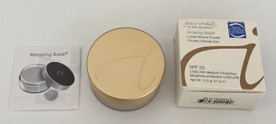 NEW Jane Iredale Amazing Base SPF 20 Loose Mineral Powder 0.37 oz - Butternut - Image 1 of 4