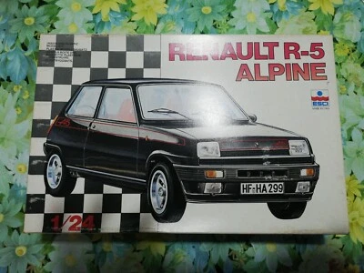 Renault R5 Alpine Nero Model Kit Plastic 1:24  Esci N°3019 - Immagine 1 di 3