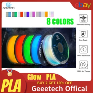 Geeetech PLA Filament 1KG 1.75mm Glow in Dark FDM 3D Printer Luminous Consumable - Picture 1 of 18
