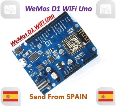ESP-12F WeMos D1 WiFi UNO board based ESP8266 for arduino Compatible IDE - Photo 1/4