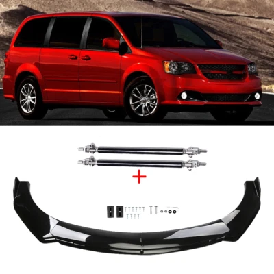 For Dodge Grand Caravan Front Bumper Lip Part Accessories Splitter Spoiler - Image 1 of 4