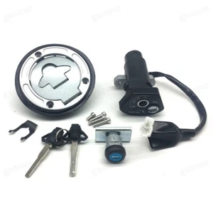 Fuel Gas Cap Ignition Switch Seat Lock Set Fit For Yamaha YZF-R15 2015-2017 - Picture 1 of 10