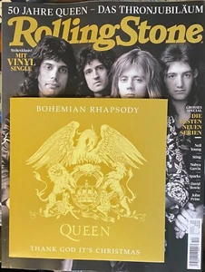 Queen - Bohemian Rhapsody / Thank god it`s Christmas 7" VINYL SINGLE + Music Mag - Bild 1 von 7