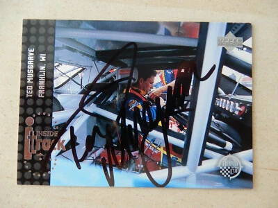 Ted Musgrave Autographed 1997 Upper Deck Racing Card - Image 1 of 3