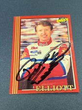 Bill Elliot Autographed Card