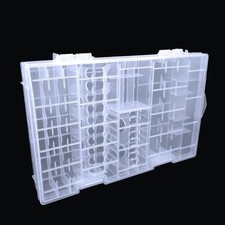 Storage Box AAA/AA/C/D/9V Battery Case Transparent Rack