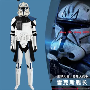 Star Wars：The Clone Wars Captain Rex Cosplay Costume Full Set Halloween Outfit - Picture 1 of 27