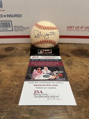 ROBIN YOUNT OFFICAL MAJOR LEAGUE BALL SIGNED HOF JSA AX18976 - Image 1 of 2