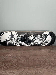 Famous Stars And Straps Skateboard Deck Pinup Girl - Picture 1 of 14