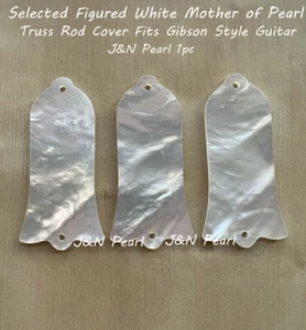 1pc Genuine Solid WMOP Truss Rod Cover Fits Gibson Guitars - Picture 1 of 4