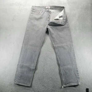 VTG Levis 501 Jeans Mens 36x30* Gray Straight Button Fly Mid Rise Y2K Denim - Picture 1 of 12