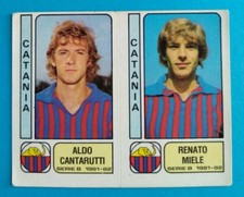 1981-82 PANINI FOOTBALLERS CANTARUTTI/HONEY NO. 346 WITH ORIGINAL VELINA 