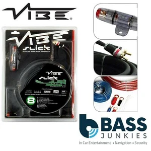 Vibe VSAWK8 1500 Watts 8 AWG Gauge Car Amplifier Amp Sub Woofer Full Wiring Kit - Picture 1 of 1