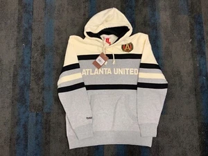 NEW MITCHELL AND NESS HOODIE ATLANTA UNITED LARGE - Picture 1 of 3