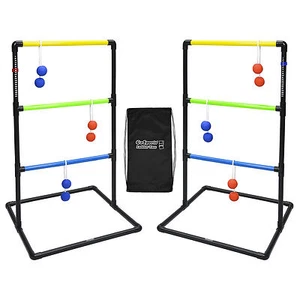 GoSports Indoor Outdoor Ladder Toss Hillbilly Golf w 6 Rubber Bolos + Carry Case - Picture 1 of 7